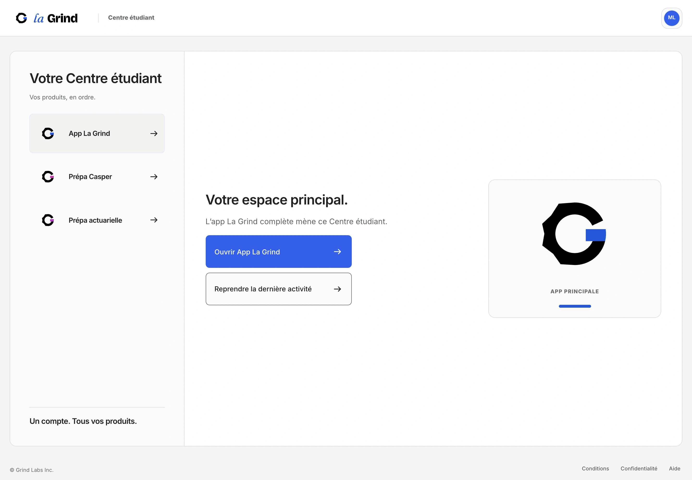 Espace étudiant
