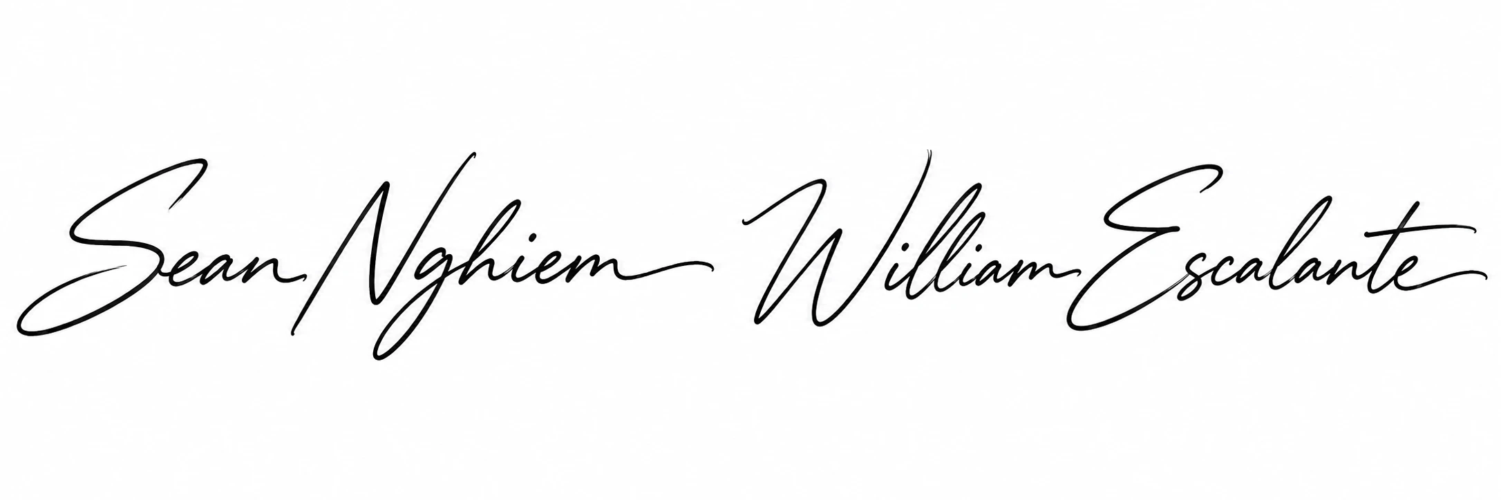 Sean Nghiem et William Escalante